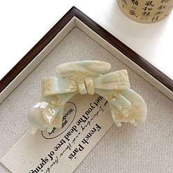 Средний Аквамарин Пластиковые зажимы когтя волос, бантом, аксессуары для волос для женщин и девочек, средний аквамарин, 95 мм