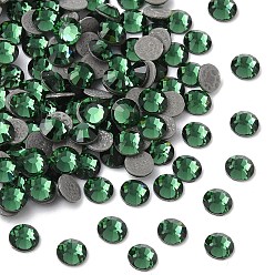 50020 Green Tourmaline Камни preciosa® crystal hotfix с плоской основой, чешский хрусталь, круглый(438 11 612 шатон роза вива 12 ®), 50020 зеленый турмалин, ss 8 (2.3~2.5 мм)