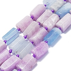 Морганит Природные морганит нитей бисера, самородки, 11~14x6~8 мм, отверстие : 0.9 мм, около 28~32 шт / нитка, 15.75'' (40 см)