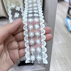 Звезда Кружевная отделка с вышивкой из полиэстера, аксессуары для одежды, белье, звезда, 1-1/2 дюйм (38 мм), 29 ярдов