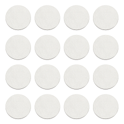 Platinum Blank Aluminum Custom Engraving Name Plate, Business Card Blanks, Flat Round, Platinum, 50x1.5mm, 30pcs/box