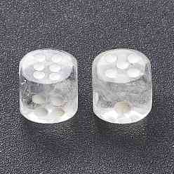 Quartz Crystal Natural Quartz Crystal Cabochons, Rock Crystal Cabochons, Dice, 15x15x15mm