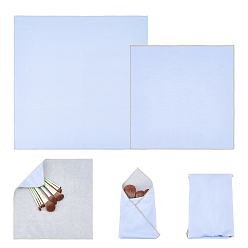 Светло-Голубой 2шт. 2 стили бархатная самоклеящаяся пленка для обертывания объектива камеры, квадратный, Небесно-голубой, 350~450x350~450x1 мм, 1 шт / стиль