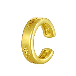 Золотой Латунь манжеты серьги, полые сердца, золотые, 12 мм