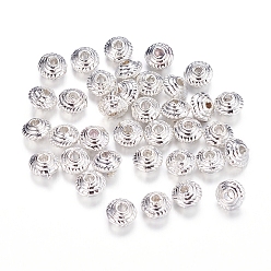 Silver Tibetan Silver Color Plated Spacer Beads, Lead Free and Cadmium Free & Nickel Free, Cone, Silver, 5x3mm, Hole: 1mm