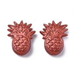 Седло Коричневый Частицы сургуча, для ретро печать печать, ананас, седло коричневый, 18x13x5 мм , около 45~59 шт / мешок