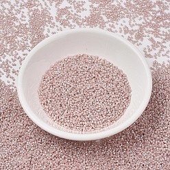 (DB1535) Непрозрачный Розовый Шампанский Цейлонский Бусины miyuki delica, цилиндр, японский бисер, 11/0, (db 1535) непрозрачный розовый цвет шампанского, желтый цейлон, 1.3x1.6 мм, Отверстие: 0.8 мм, о 2000 шт / бутылка, 10 г / бутылка