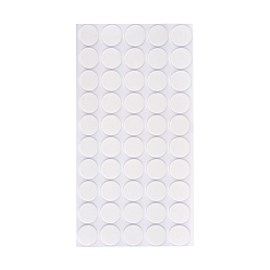 Прозрачный Плоский круглый акриловый фитиль свечи двухсторонний клей, для изготовления свечей своими руками, прозрачные, 2x0.1 см