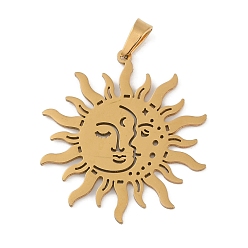 Золотой 304 подвески из нержавеющей стали, лазерная резка, звезды прелести, золотые, 31.5x28.5x1 мм, отверстие : 6x3 мм