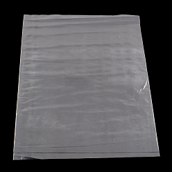 Clear Rectangle Plastic Bags, Clear, 25x18cm, unilateral thickness: 0.08