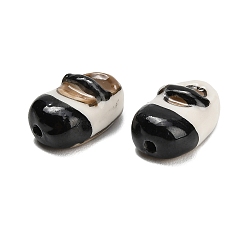 Shoes Фарфоровые бусины ручной работы, ручная роспись, обуви, 19.5x12.5x9~9.5 мм, отверстие : 1.8 мм