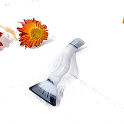 Джаспер Зебра Украшения из натуральной яшмы зебры, украшения для домашнего офиса, волшебная метла, 70~80 мм