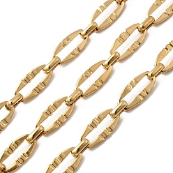 Real 20K Gold Plated 304 цепи натяжные нержавеющие, несварные, ионное покрытие (ip), реальный 20 k позолоченный, 13.5x6.5x1.3 мм