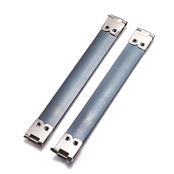 Светлый Стально-синий Железа внутренней Flex кадров, Flex пружинный зажим для кошелька, светло-стальной синий, 120.5x14x1.5~3 мм