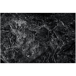 Черный ПВХ водонепроницаемые наклейки, самоклеящиеся наклейки, для украшения аквариума, прямоугольные, чёрные, 300x30x0.1 мм