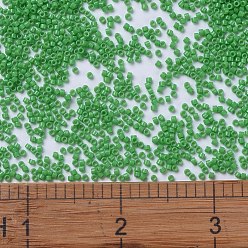 (DB2126) Duracoat Dyed Opaque Fiji Green MIYUKI Delica Beads, Cylinder, Japanese Seed Beads, 11/0, (DB2126) Duracoat Dyed Opaque Fiji Green, 1.3x1.6mm, Hole: 0.8mm, about 10000pcs/bag, 50g/bag