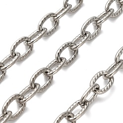 Нержавеющая Сталь Цвет 304 кабельные цепи из нержавеющей стали, несварные, цвет нержавеющей стали, 12.5x8.5x2 мм