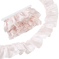 Морская Ракушка 6m отделка из полиэстерового кружева, аксессуары для одежды, цвет морской раковины, 3-1/8 дюйм (80 мм), около 6.56 ярдов (6 м) / комплект