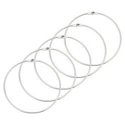 Платина Железные кольца для переплета, платина, 160x156x4 мм