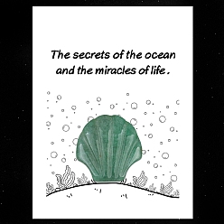 Зеленый Авантюрин Натуральный зеленый авантюрин, резные фигурки в форме ракушек, орнамент, для домашнего украшения рабочего стола, Подарочная карта своими руками с вдохновением, оболочкой: 30 mm