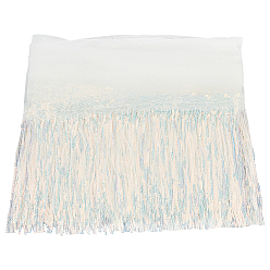 Разноцветный 10 ярдов бисера пайеток полиэстеровых лент с кисточками, аксессуары для одежды, красочный, 13 дюйм (330 мм)