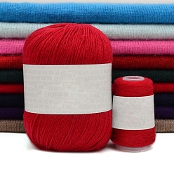 Красный Кашемир ручной работы 3 делится пряжей, для одежды шарфы свитера шали шапки, красные, 75г/моток