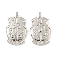 Нержавеющая Сталь Цвет Не тускнеющие 304 подвески из нержавеющей стали, жилет очарование, цвет нержавеющей стали, 21.5x13x2.5 мм, отверстие : 1.5 мм