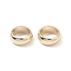 Золотой Латунной шариковой кадра, долговечный, без кадмия и без свинца, пончик, золотые, 5.8x2.3 мм, отверстие : 1 мм, внутренний диаметр: 4.4 мм