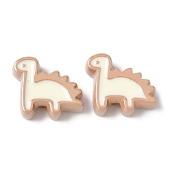 Кукурузный Шелк 10шт акриловые эмалевые бусины, динозавр, цвет колоса кукурузы, 22.5x26.5x9 мм, отверстие : 3.5 мм