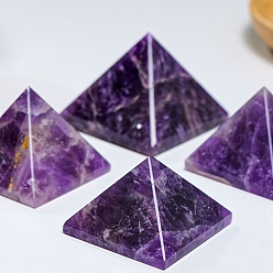 Аметист Оргонитовая пирамида, генераторы энергии из природного аметиста, для украшения рабочего стола домашнего офиса, 50x50x50 мм