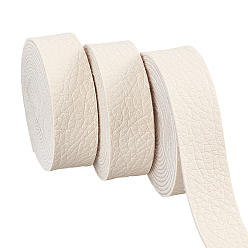 Фора PU односторонние шнуры из искусственной кожи, оранжевые, 20x2 мм, около 2.19 ярдов (2 м) / рулон, 3 рулонов / набор