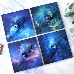 Разноцветный Бумага для оригами, складная бумага ручной работы, для детской школы поделки и декоративно-прикладного искусства, красочный, 142x142 мм