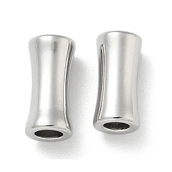 Платина Латунные бусины, без кадмия, без никеля и без свинца, колонка, платина, 7x3.5x3.5 мм, отверстие : 1.8 мм