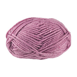 Plum 25G Acrylic Fiber Yarns, for Knitting & Crochet, Round, Plum, 2mm