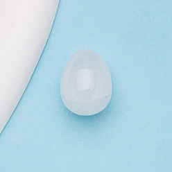 Хрусталь Массажный инструмент из натурального кварцевого кристалла, яйцо, 20x30x15 мм