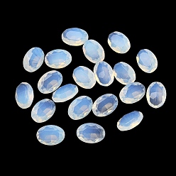 Опал Opalite кабошоны, граненые и овальные, 14x10x5.5 мм