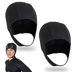 Black Chloroprene Rubber with Nylon Head Covering, Diving Headgear, Black, 220x3mm