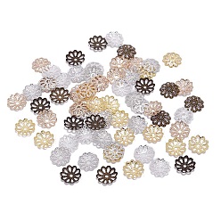 (52) Непрозрачная лаванда Железа цветок крышки шарика, многолепестковая филигранная находка, разноцветные, 7 мм, 200 шт / пакет