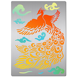 Phenix Трафареты для резки металла из нержавеющей стали, для diy scrapbooking / фотоальбом, декоративное тиснение, матовый цвет нержавеющей стали, узел, 190x140 мм