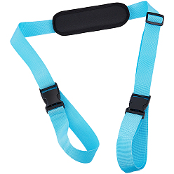 Темно-Голубой Ремешок для пляжного кресла из полиэстера и помпона, для переноски складных стульев, рюкзаков, кемпинговых стульев, глубокое синее небо, 1220~2000x37~70 мм