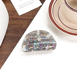 Серый Акриловые коготь заколки, серые, 80x43 мм