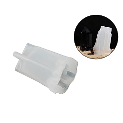 Белый Силиконовые формы для свечей своими руками, пищевой силикон, изготовление украшений, для изготовления свечей, самородки, белые, 61x24 мм