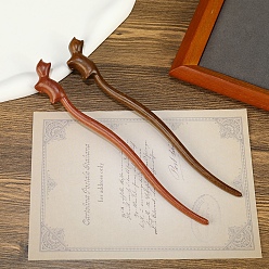 Кактус Деревянные старинные вилки для волос, аксессуары для волос для женщин и девочек, кактус, 200 мм