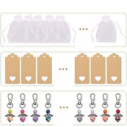 (52) Непрозрачная лаванда Ангел-хранитель, абс-пластик, имитация жемчуга, подвеска, украшение, для подарков на девичник, принадлежности для свадебной вечеринки, разноцветные, 2.56 дюйм (6.5 см)