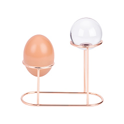 Розовое Золото Держатели хрустальных шаров из сплава, розовое золото , 16.1x6.05x12.05 см