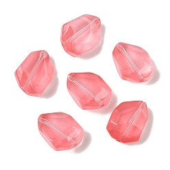 Малиновый Прозрачная аэрозольная краска стеклянные шарики, граненые, самородки, малиновый, 16.5x12.5x8.5 мм, отверстие : 1.2 мм