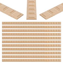 BurlyWood 32Pcs Wood Ceiling Molding, Wall Trim for Furniture, Door, Wardrobe, Home Decor, BurlyWood, 400x18.5x5mm