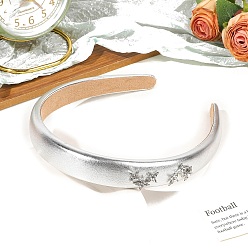 Звезда Резинки для волос из искусственной кожи, аксессуары для волос для женщин и девочек, звезда, 145 мм