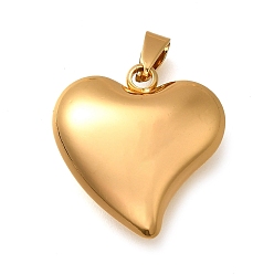 Золотой 304 подвески из нержавеющей стали, шарма сердца, золотые, 22x21x7 мм, отверстие : 5.5x2.5 мм