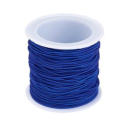 Medium Blue Elastic Cord, Medium Blue, 1mm, about 22.96 yards(21m)/roll